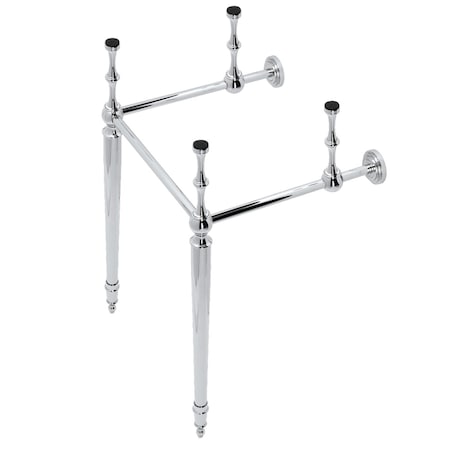Fauceture VPB30161 Edwardian Brass Console Sink Legs, Polished Chrome VPB30161